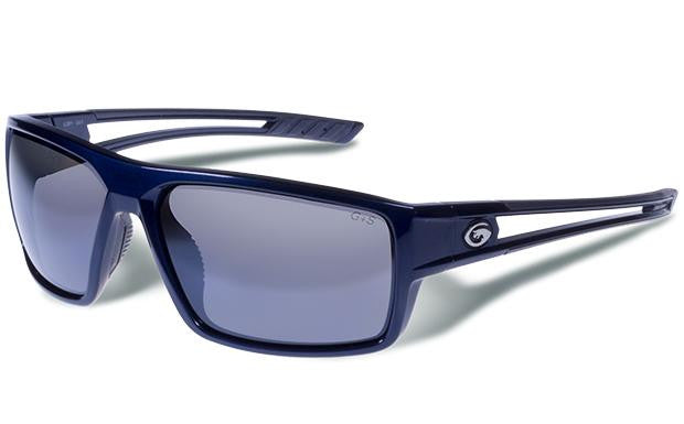 Gatorz Rampart Polarized Navy Blue Metallic-smoke-silver Sunglasses