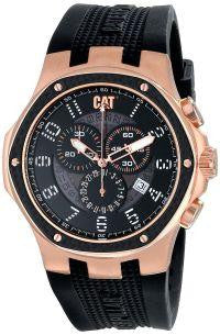 Caterpillar Mens Carbon Chrono Analog Watch