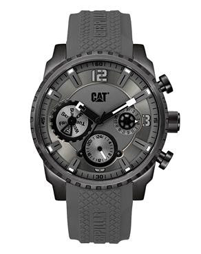 Caterpillar Mossville Anthracite Rubber Strap Watch