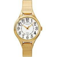 Carraige Womens Goldtone Expansion Band Watch