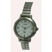 Carriage Womens Silvertone Expansion Band Watch