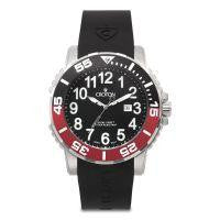 Croton Mens Stainless Steel Silvertone Date Watch