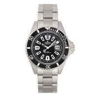 Croton Mens Stainless Steel Silvertone Rotating Bezel Watch