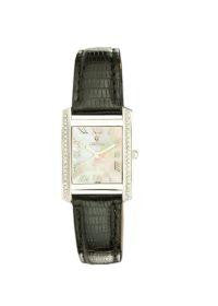 Croton Womens Stainless Steel Silvertone Mother Of Pearl Watch