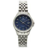 Croton Womens Stainless Steel Silvertone Diamond Marker Watch