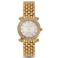 Croton Womens Stainless Steel Goldtone Mother Of Pearl Watch