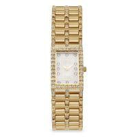 Croton Womens Stainless Steel Goldtone Mother Of Pearl Watch