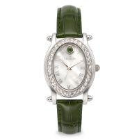 Croton Womens Stainless Steel May Birthstone Mother Of Pearl Watch