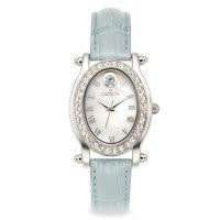 Croton Womens Stainless Steel March Birthstone Mother Of Pearl Watch