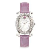 Croton Womens Stainless Steel June Birthstone Watch