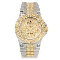 Croton Womens Stainless Steeltwo Tone Austrian Crystal Watch