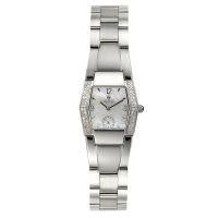 Croton Womens Stainless Steel Silvertone Mother Of Pearl Watch