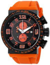 Caterpillar Mens 50 Analog Display Quartz Orange Watch