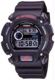 Casio Mens G-shock Black Stainless Steel And Resin Digital Watch