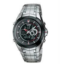 Casio Mens Ana-digi Edifice Stainless Steel Watch