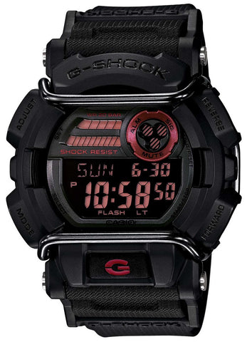 Casio G-shock Gd400-1cr Classic Digital Black-red Watch With  Protector Gd400-1