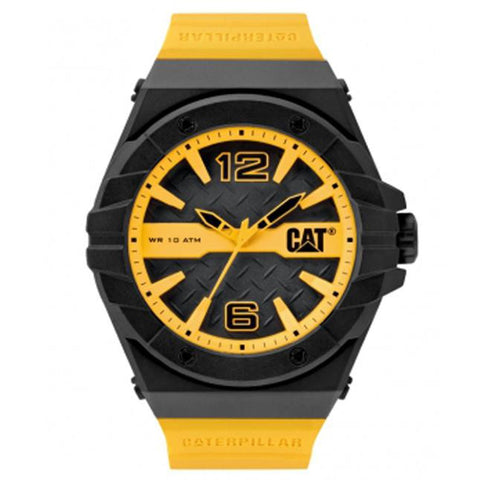 Cat Watches Men's Lc11127137 Spirit Analog Display Quartz Yellowlow Watch