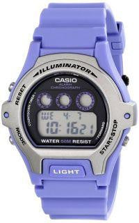 Casio Womens  Illuminator Purple Watch