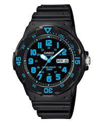 Casio Mens  Black Resin Dive Watch