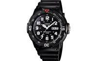 Casio Mens  Black Resin Dive Watch