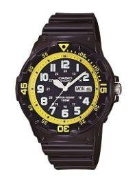 Casio Mens  Blue Resin Dive Watch