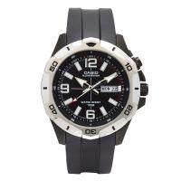 Casio Men's Super Illuminator Analog Black Resin Watch