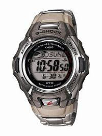 Casio Mens G Shock Stainless Steel Tough Solar Atomic Digital Watch