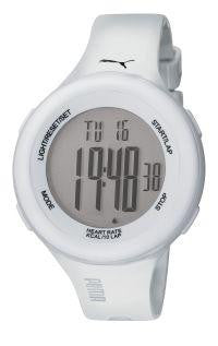 Puma Men Fit White Lcd Hrm  Watch