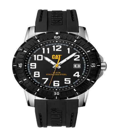 Caterpillar Pv1 Mens Rubber Strap Watch