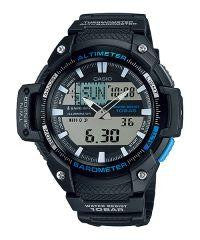 Casio Men's Twin Sensor Analog-digital Black Watch