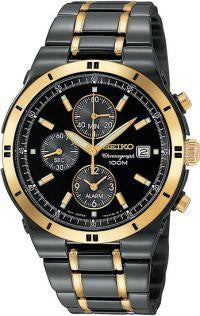 Seiko Mens Stainless Steel Two Tone Watch