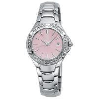 Seiko Women's Sxdc53 Crystal Sporty Dress Pink Dial Watch