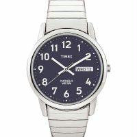 Timex Mens Silvertone Easy Reader Watch