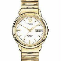 Timex Mens Elevated Classics Gold Tone Expansion Watch