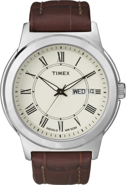 Timex Mens Classic Casual Brown Strap Watch