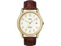 Timex Mens Easy Reader Goldtone Strap Watch