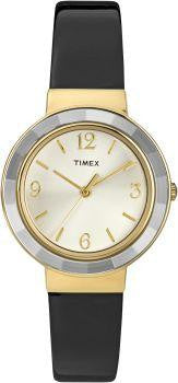 Timex Womens Ameritus Black Patent Leather Watch