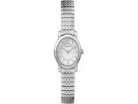 Timex Womens Oval Silvertone Dress Watch