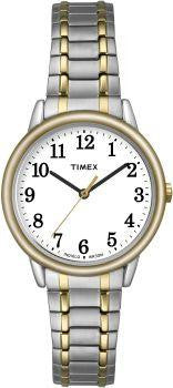 Timex Womens Easy Reader Silver - Gold Expansion Band