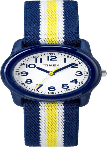 Timex Kids Analog Blue Yellowlow Elastic Watch