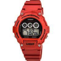 Casio Kids Black Resin Digital Watch Red