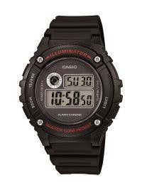 Casio Illuminator Mens Black Resin Strap Digital Watch