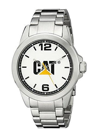 Cat Watches Men's Ys14011232 Icon Analog Display Quartz Silver Watch